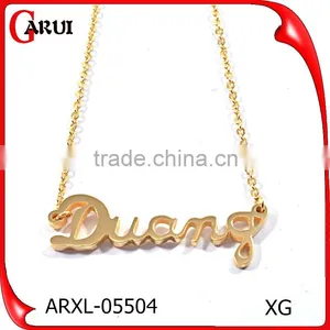 Jewellery Pendant Necklaces Letter Of The Alphabet Gold Jewelry Necklace thumbnail-1