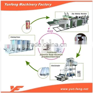 Automatic High Speed PE Biodegradable T-shirt Bag Making Machine thumbnail-6