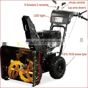 New!!6.5HP Snowblower/snow Blower/snow Thrower With 63cm Working Width,LED Light,Zongshen/Loncin Engine,Best Seller thumbnail-1