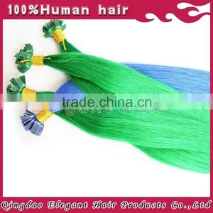 Cheap Price 100% Brazilian Remy Human Flat Tip With Various ColorHair Extensions Wholesale thumbnail-1