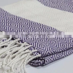 High Absorbent Turkish Hammam Fouta Travel Beach Towel Sauna Spa Bathrobe thumbnail-3