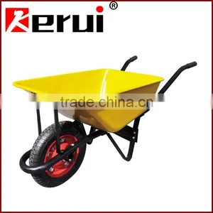 Plastic Tray Wheelbarrow Plastic Hand Cart Wheelbarrow thumbnail-5