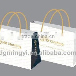 CHEAP WHITE KRAFT PAPER BAG thumbnail-1