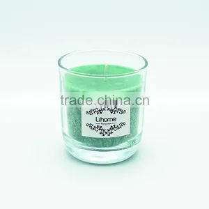 Pink Wax Scented Candle in Glass Jar,multi-colored and Difference Size Are Available thumbnail-3