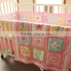 100% Cotton Embroidery Nursery Bedding Set thumbnail-6