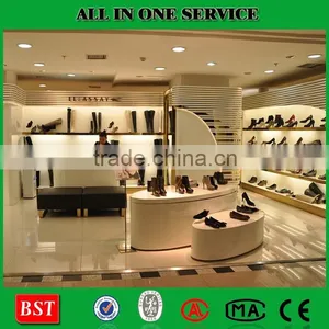 Exhibition Customized Wood And Metal Shoes Shelf Display Stand thumbnail-4