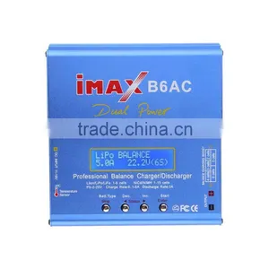 80W IMAX B6AC B6 AC Dual Power LCD Control Digital Lipo Lipro NiMH 3S/4S/5S RC Battery Balance Charger Batteries Discharger EU/A thumbnail-3