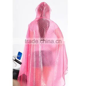Bicycle Large Transparent Brim Thickened Transparent Fashion Raincoat and Increase thumbnail-2