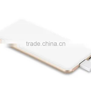 AWC840 Newly 5000mah Usb Mobile Phone Charger 2.5 D Glass and Titanium Alloy 5v 2a Charger Fast Usb Charger for Iphone 6 thumbnail-3