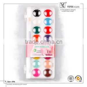 Promotion 16 Colors Dry Water Color Paint Cakes thumbnail-1