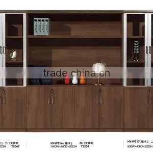 Walnut MDF TV Lcd Wooden Cabinet Designs thumbnail-1