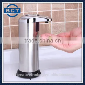 Automatic Kitchen Hand Touchless Sensor Pump Stainless Steel Touch-Free Sope Dispenser thumbnail-2