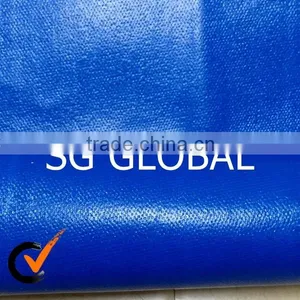 Supply Navy Blue Pvc Tarpaulin Fabric Roll thumbnail-1
