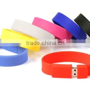 Wrist Band Silicon Usb Flash Drive for Promotional Gift thumbnail-1