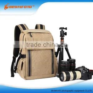 2016 New Camera Bag Colorful Canvas Camera Backpack Rucksack For DSLR Causal Bag thumbnail-1