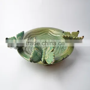 Ceramic Enamel Fruit Plate With Butterfly Dresses thumbnail-3