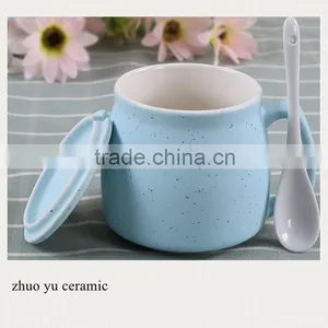 Sublimation Ceramic Coffee Mug With Cover thumbnail-3