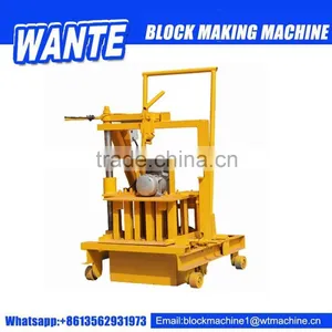 QT40-3C Concrete Hand Operate /manual Block Making Machine thumbnail-1