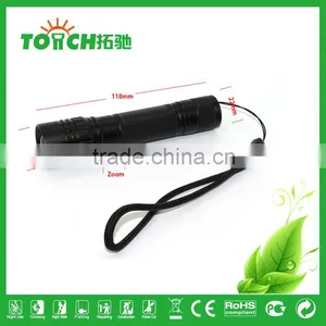 Super Bright 2000 Lumen Mini LED Linterna Zoomable Flashlight thumbnail-1