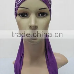 C071 New Style Jersey Underscarf With Much Rhinestones thumbnail-2