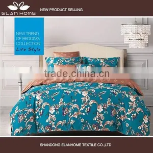 100% Cotton 133*72 40s*40s Luxury Reactive Printing Bed Linen thumbnail-2
