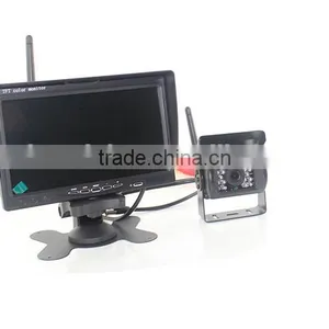 Wireless Car Rearview Waterproof Camera Back up Night Vision Camera Wireless Truck Rearview Camera,7 Inch TFT LCD M thumbnail-5