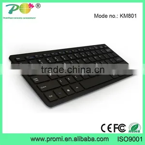 New White and Black Wireless Keyboard Ergonomic and Mouse Combos KM801 thumbnail-5
