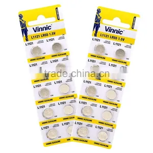 L1121 Lr55 Watch Battery Ag8 Primary Button Cell thumbnail-1