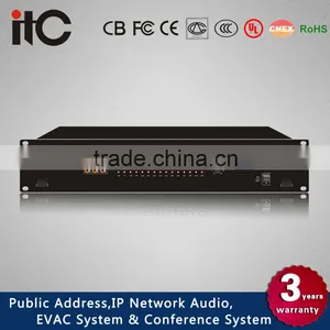 ITC T-6223(A) Expandable Up to 300 Zones Evacuation Voice Message Alarm System for PA thumbnail-1