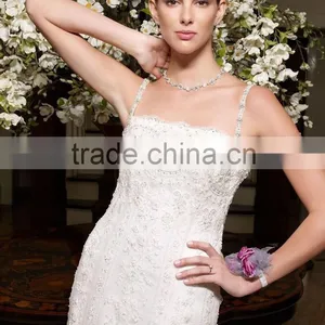 Latest Style High Quality Puff Sleeve Wedding Dress thumbnail-4