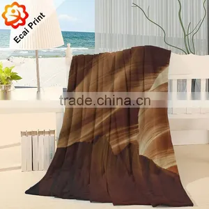 Home Fashion Custom Made Heat Transfer Printed Throw Blanket thumbnail-2