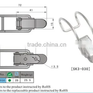 SK3-030 Stainless Steelpanel Toggle Latch / Hasps/clamps thumbnail-3
