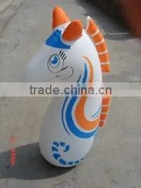 Sea Horse Shape Inflatable PVC Air Tumbler thumbnail-1