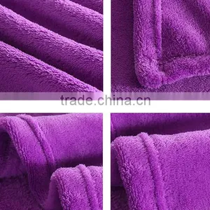 Elegant Purple Coral Fleece Blanket thumbnail-2