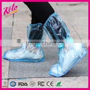 Disposable PVC Waterproof and Nonslip Rain Shoe Cover thumbnail-1