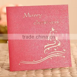 3D Laser Cut Greeting Card -- Christmas Tree thumbnail-3