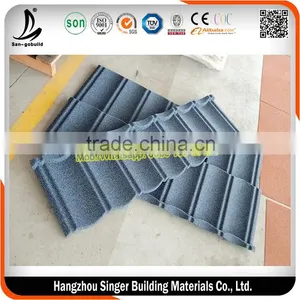 SGB Aluminum Zinc Panel Colorful Stone Coated Steel Roofing thumbnail-1
