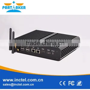 High Quality New Design 2 SSD+ 1*2.5 Inch HDD N3510 Fanless Mini Pc thumbnail-1