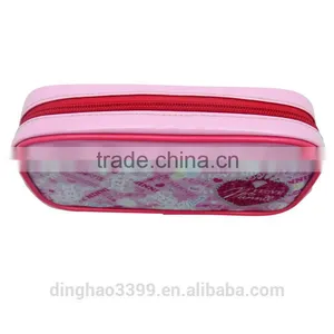 Kawaii Novelty PVC Leather Pencil Case Coin Bags for Students Office School Stationery Storage Bags Supplies thumbnail-2