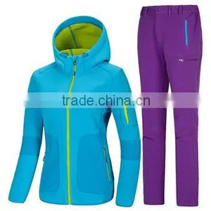 Custom Cheap Thick Polar Fleece Track Suits for Girl thumbnail-1