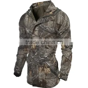 Custom Autumn Camouflage Outdoor Bomber Jacket thumbnail-2