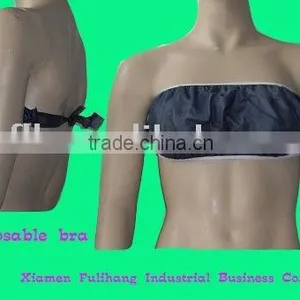 Ladies' Disposable Bra With White Elastic Edge thumbnail-1