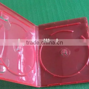 11mm Bluray Dvd Case Red Double With Print Blu-ray Logo thumbnail-2