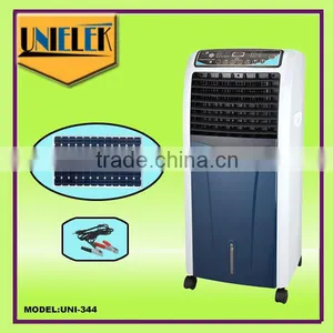 DC Power Water Cooling Solar Panel System Rechargeable 12 Volt dc Air Cooler Fan thumbnail-1