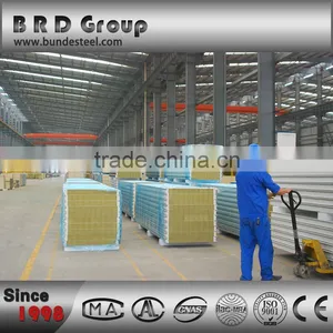 Multi-Function Fire Resistant Building Material Rockwool Sandwich Panel thumbnail-1
