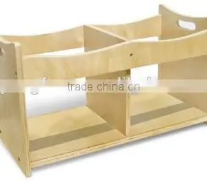 School Kids Wooden Book Stand W/2 Compartments thumbnail-1