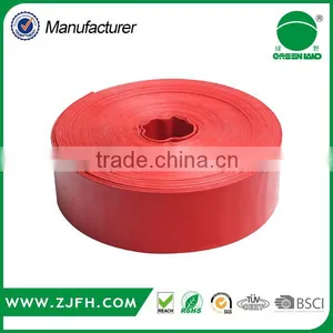 Blue Red Color 2bar 3bar 4bar PVC Layflat Hose Water Irrigation High Quality thumbnail-1
