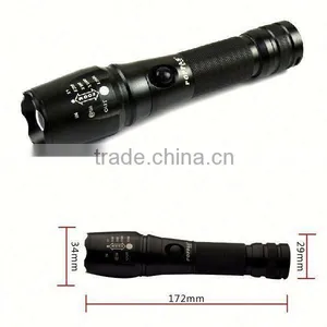 868 XM-L T6 LED Rechargeable Aluminum Zoomable Bright Flash Light thumbnail-5
