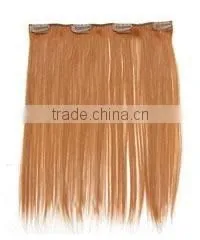Yaki Straight Hair Extension Blond Color Indian Human Hair thumbnail-1