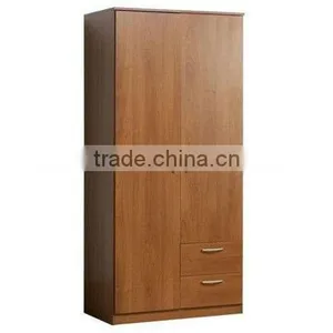2 Door Wood Laminate Wardrobe Designs thumbnail-1